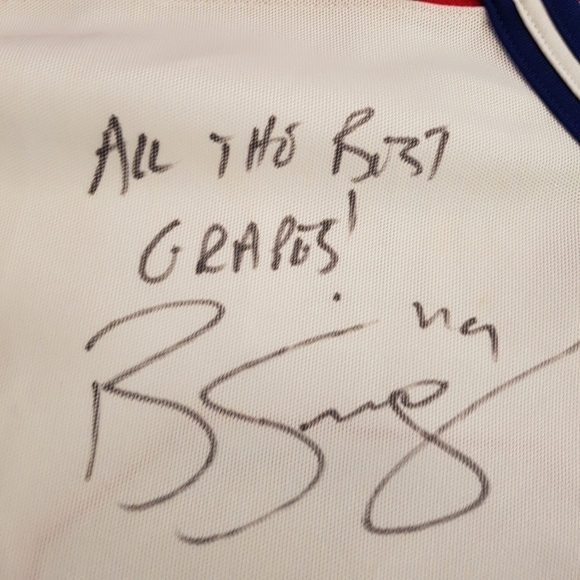 Canadiens Brian Savage #49 jersey Signed to Don Cherry "Grapes" game jersey VGUC - Picture 3 of 12
